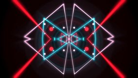 shining angular figures in lively magenta and cyan tones with energetic motion - Powered by Shutterstock - Get 15% off with code: PIKWIZARD15