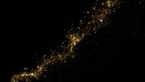 Golden trailing rays scatter particles, drawing graceful curves like shooting stars, with shimmering starlight spots. Perfect for a festive atmosphere, Christmas, New Year's elements, Opening video. - Powered by Shutterstock - Get 15% off with code: PIKWIZARD15