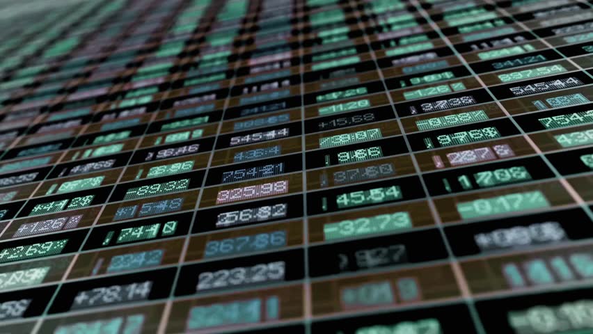 A dynamic, data-driven visualization of the stock market. Animated charts, graphs, and fluctuating numbers display real-time financial activity and global trends. - Powered by Shutterstock - Get 15% off with code: PIKWIZARD15