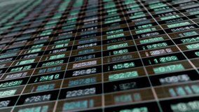 A dynamic, data-driven visualization of the stock market. Animated charts, graphs, and fluctuating numbers display real-time financial activity and global trends. - Powered by Shutterstock - Get 15% off with code: PIKWIZARD15