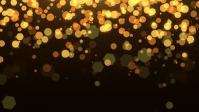 golden sparkles cascade, warm shimmering orbs descend over midnight backdrop - Powered by Shutterstock - Get 15% off with code: PIKWIZARD15