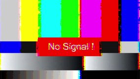 A looping animation of a TV test pattern with a no signal message. Great for backgrounds or overlays. - Powered by Shutterstock - Get 15% off with code: PIKWIZARD15