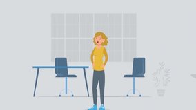 Confused man surrounded by question marks, difficult decision-making concept, uncertainty, problem solving, choices and doubts in 2D animation - Powered by Shutterstock - Get 15% off with code: PIKWIZARD15