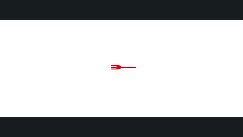 4K video of a fork transforming into a spoon and then into a knife.