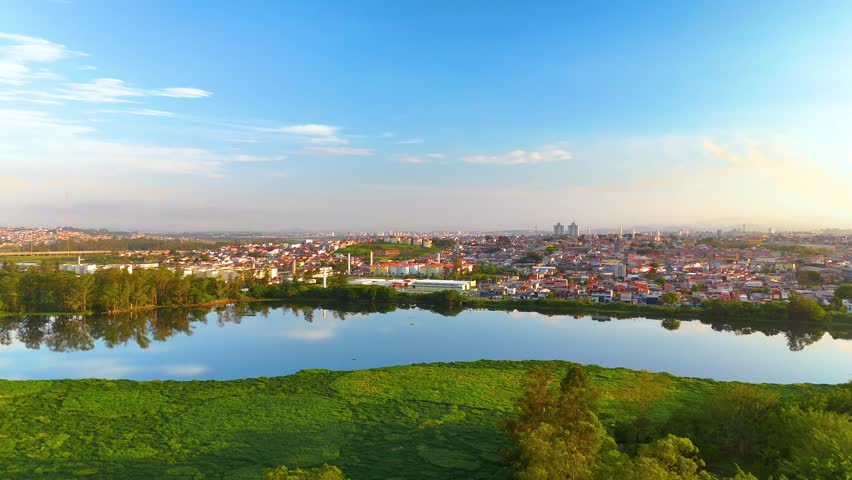 4K Parque Itaquaquecetuba Sao Paulo Natureza Brasil Por do Sol Paraiso Natural Brazil Sun Park Natural Nature Green Paradise