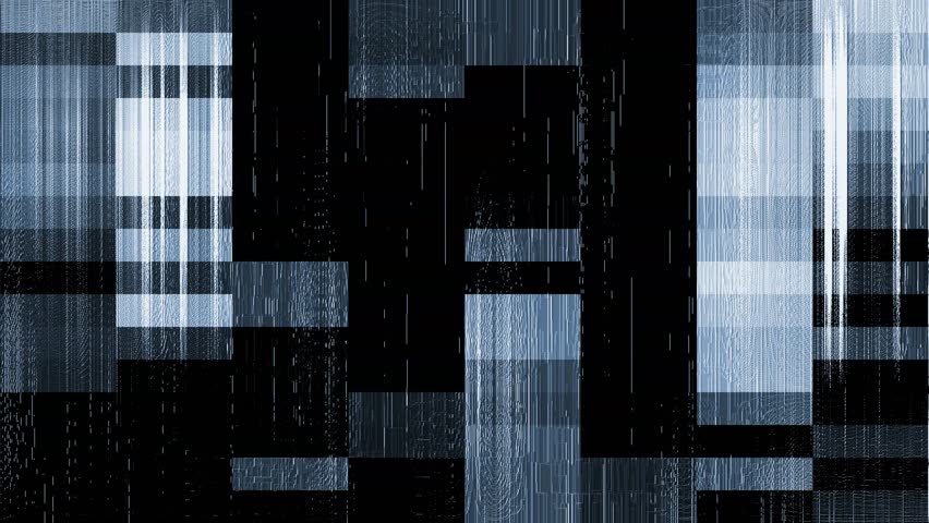Pixel Glitch Abstract Shapes Motion Clip. Pixel glitches transform geometric abstracts in this animation, highlighting distorted blocks and lines in sequence. Suited for digital projects, graphics, 
