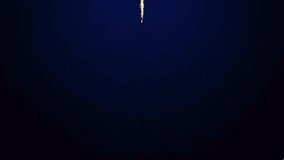 Abstract video Christmas Tree Made of Glittering Colorful Lights, Sparkle Trails, Star Top, Magical Snowfall on Dark Blue Background, Festive Holiday Season Background, New Year Celebration	 - Powered by Shutterstock - Get 15% off with code: PIKWIZARD15