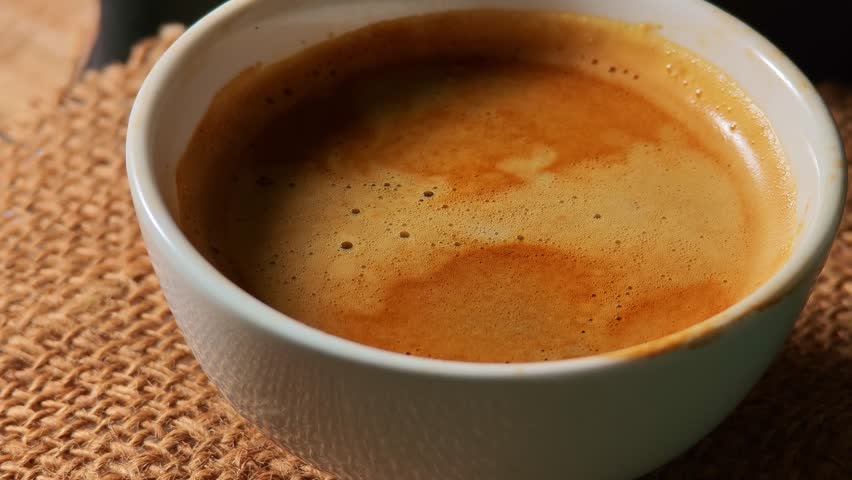 Close-up of coffee in a cup