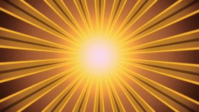 Rotating sunburst radial rays retro orange and golden light animation motion background loop - Powered by Shutterstock - Get 15% off with code: PIKWIZARD15