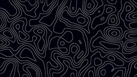 Abstract topographic contour lines creating a dynamic flowing pattern on a dark background representing geographical elevation and terrain in a stylized visual representation - Powered by Shutterstock - Get 15% off with code: PIKWIZARD15