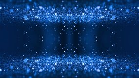 Magical Winter Frame Video, Abstract Blue Snow Particles Background 4K - Powered by Shutterstock - Get 15% off with code: PIKWIZARD15