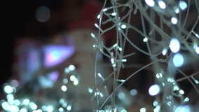 Cozy Christmas Snowman Decoration Surrounded by Festive Garlands Lights, Glowing Gift Boxes, and Warm Holiday Ambience in a Soft, Dreamy Winter Night Setting - Powered by Shutterstock - Get 15% off with code: PIKWIZARD15