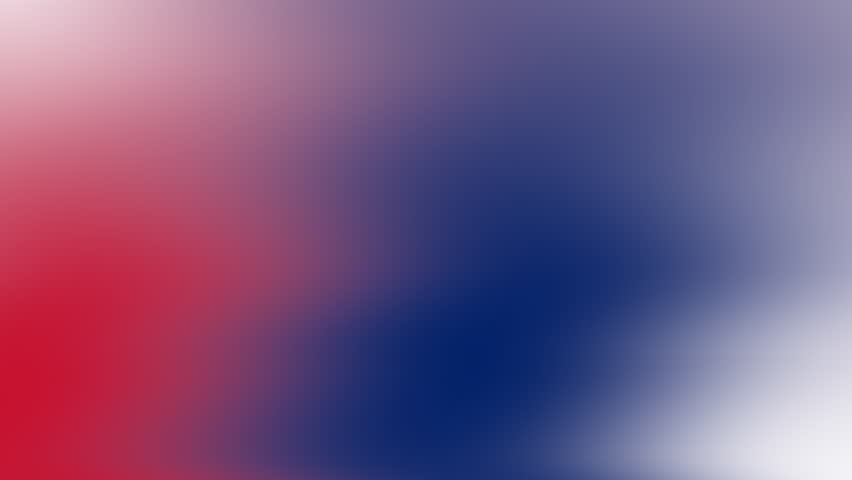 Red blue white gradient abstract background smooth blurred patriotic