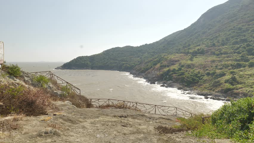 Natural scenery in yushan island Fujian province