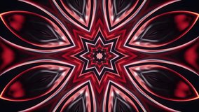 Abstract glowing neon kaleidoscope pattern, 3d rendering 4k - Powered by Shutterstock - Get 15% off with code: PIKWIZARD15