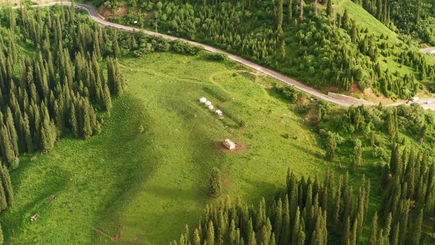 Duku Road mountains landscape 4k