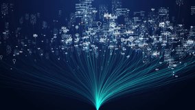 AI analytics background, big data visualization, machine-learning insights, cyber data intelligence, digital processing flow, global data network, predictive analytics, neural data visualization. - Powered by Shutterstock - Get 15% off with code: PIKWIZARD15