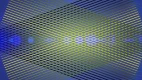 futuristic technology video animation with moving stripe object and lights, loop HD 1080p