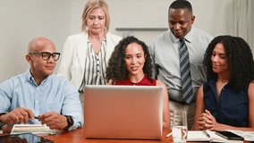 Diverse Business Team Engages in Productive Online Video Call and Collaboration in Modern Office Meeting - Powered by Shutterstock - Get 15% off with code: PIKWIZARD15