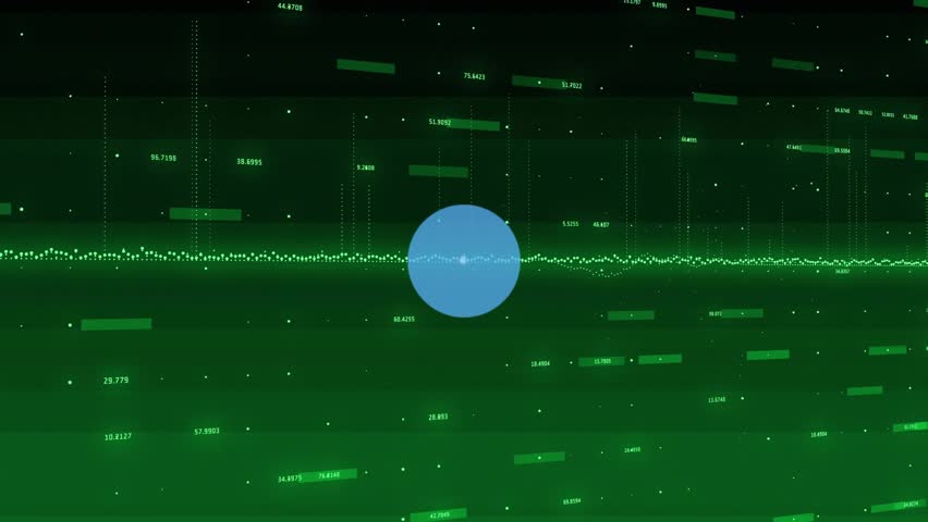 Blue device centering on wave starting white lines with music+phone icons growing, showing network. Futuristic, digital, globe, grid, connections, data, 3d - Powered by Shutterstock - Get 15% off with code: PIKWIZARD15