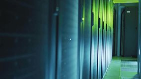 Server rack aisle showing node appearing, icons radiating into mesh showing datacenter connectivity. Network, cloud, digital, futuristic, visualization, industrial, technology - Powered by Shutterstock - Get 15% off with code: PIKWIZARD15