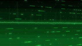 Waveform pulsing, green globe and lead avatar sharpening, orbiting, linking users, showing network. Data, visualization, cyberspace, neon, connectivity, analytics, dashboard - Powered by Shutterstock - Get 15% off with code: PIKWIZARD15