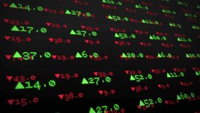 Scrolling tickers starting laptop spinning as rings growing and spokes linking side icons for data. Hud, visualization, dashboard, analytics, finance, globe, magnifier - Powered by Shutterstock - Get 15% off with code: PIKWIZARD15