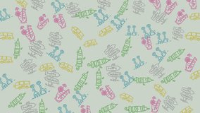 Fun holiday doodle pattern with snowflakes, presents, and ornaments for cheerful seasonal designs like greeting cards or festive posters. - Powered by Shutterstock - Get 15% off with code: PIKWIZARD15