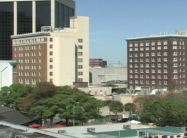 Downtown apartment and office buildings