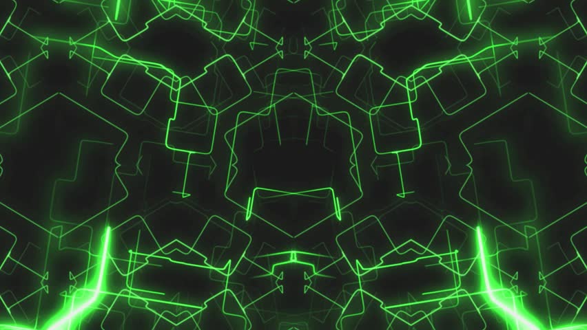 Abstract Neon Network Background