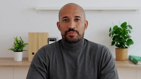 Close up POV man talking with colleague on laptop video call working from the office. Young entrepreneur enjoying conversation with partner through online meeting. Business people concept - Powered by Shutterstock - Get 15% off with code: PIKWIZARD15