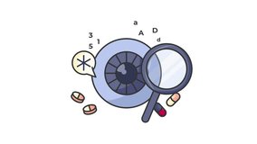 Animated Medical Illustration of an Eye Examination and Vision Test - Powered by Shutterstock - Get 15% off with code: PIKWIZARD15