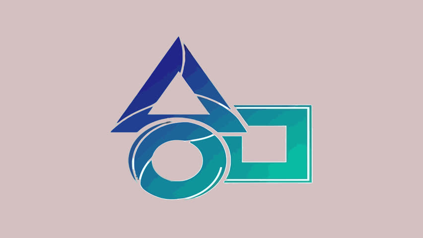 Modern logo animation featuring stylish geometric shapes with smooth, clean motion. Designed to create a fresh, attractive, and contemporary visual identity for intros, branding, and professional pres