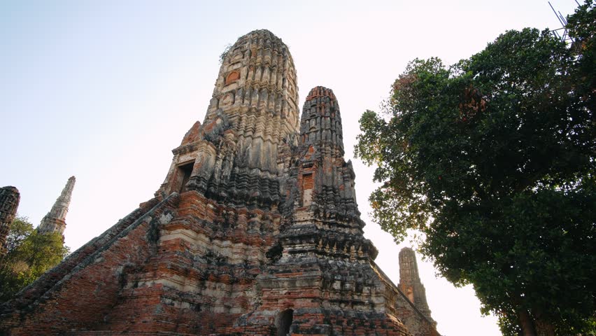 Wat Chaiwatthanaram ancient buddhist temple in Ayutthaya, Thailand. UNESCO World Heritage Site