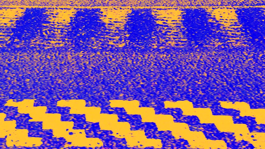 Abstract Zoetropic Visual of road signage, great for VJ loops, overlays, transitions