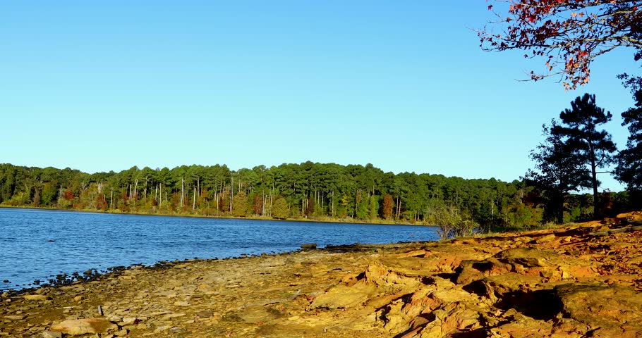 Static footage of Lake O