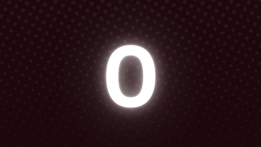 Unique Countdown 0 to 5 Animation, Timer Icon, Count the Number, Counts Digits, Modern Countdown, Black Screen Background and Amazing Countdown Video