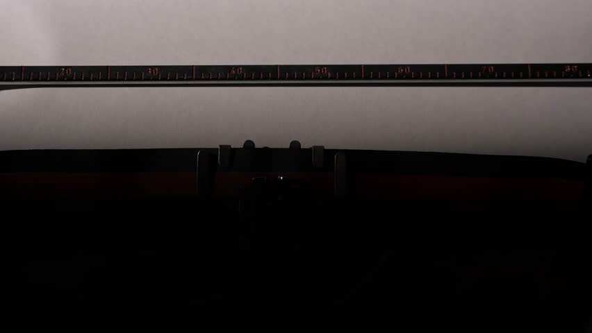 Close up of a vintage mechanical typewriter transcribing episode i onto a piece of paper, symbolizing the beginning of a story, a new chapter, or the start of a series