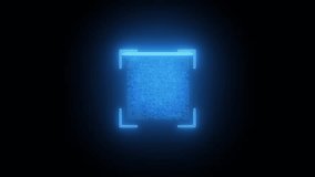 Neon scanner code, scanned QR icon, 4k video - Powered by Shutterstock - Get 15% off with code: PIKWIZARD15