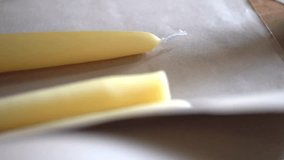 Macro shot of natural textured brown kraft paper surface for holiday wrapping, rustic background, eco style, festive decor, creative design, perfect stock image for Christmas, celebration, and craft. - Powered by Shutterstock - Get 15% off with code: PIKWIZARD15