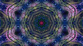 Intricate Multicolor Dot-Matrix Mandala With Concentric Fractal Waves and Symmetrical Kaleidoscope Patterns – Seamless VJ Loop Animation - Powered by Shutterstock - Get 15% off with code: PIKWIZARD15