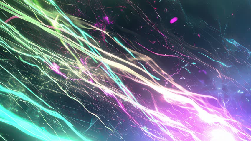 Distorted signal interface with circuit board glitches, waveform pulses, and flicker transitions. Cinematic HUD effect with digital layout motion, flicker sequences, and abstract glitch overlays.