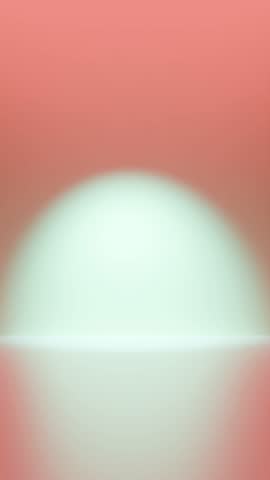 Vertical Warm Orange Spotlight Product Stage with Peach Gradient for Vibrant Display