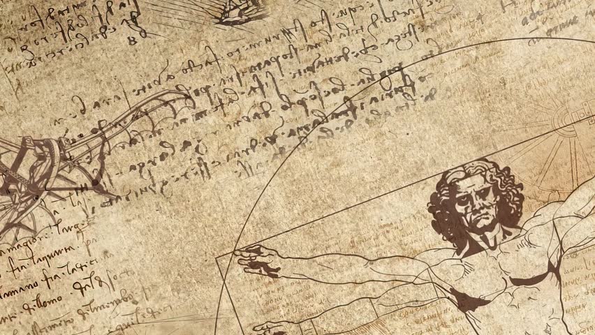 Leonardo's Da Vinci Engineering Drawing 05