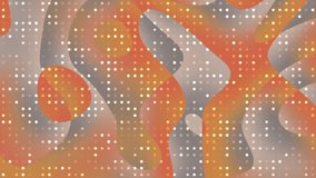 Abstract pattern with orange shapes and grey dotted areas, perfect for background designs, digital art projects, and modern aesthetic themes. - Powered by Shutterstock - Get 15% off with code: PIKWIZARD15