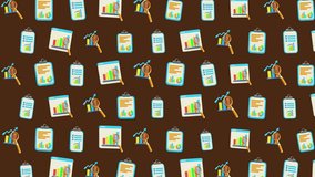 animation pattern analysis data report chart business finance statistics document suitable for financial analysis, business intelligence, data visualization, and reporting - Powered by Shutterstock - Get 15% off with code: PIKWIZARD15