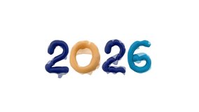Happy New Year 2026 Festive Opener Elegant 2026 New Year Celebration Text Animation - Powered by Shutterstock - Get 15% off with code: PIKWIZARD15