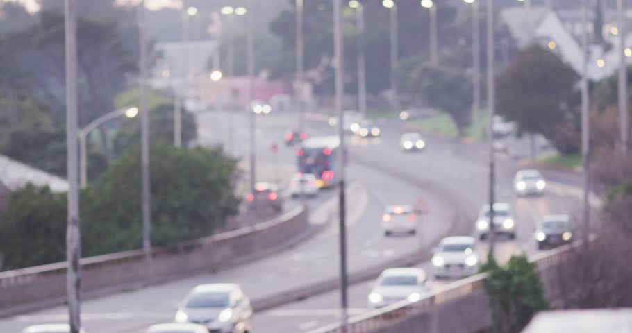 Outline fading, initiating map drawing overpass, continents growing, markers flashing showing links. Mapping, urban, cityscape, twilight, roadway, traffic, pulses