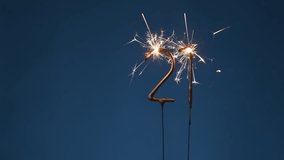 21 years legal age celebration festive background made with Bengal fires in the form of number Twenty-one. - Powered by Shutterstock - Get 15% off with code: PIKWIZARD15