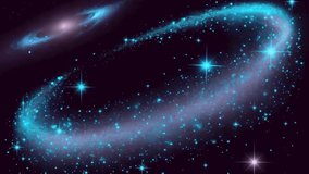 Stunning view of a colorful galaxy in deep cosmic space, featuring swirling stars, vibrant nebulae, and interstellar dust. Highlights astronomy, space exploration, and the beauty of the universe. - Powered by Shutterstock - Get 15% off with code: PIKWIZARD15